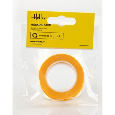 (0,13 EUR/m) Heller 99012 Masking tape 6 mm x 18 m (2 pieces)