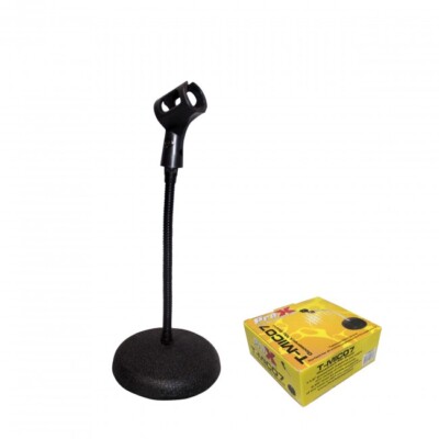 Pro X Gooseneck Desktop Microphone Stand With 6'' Round Base