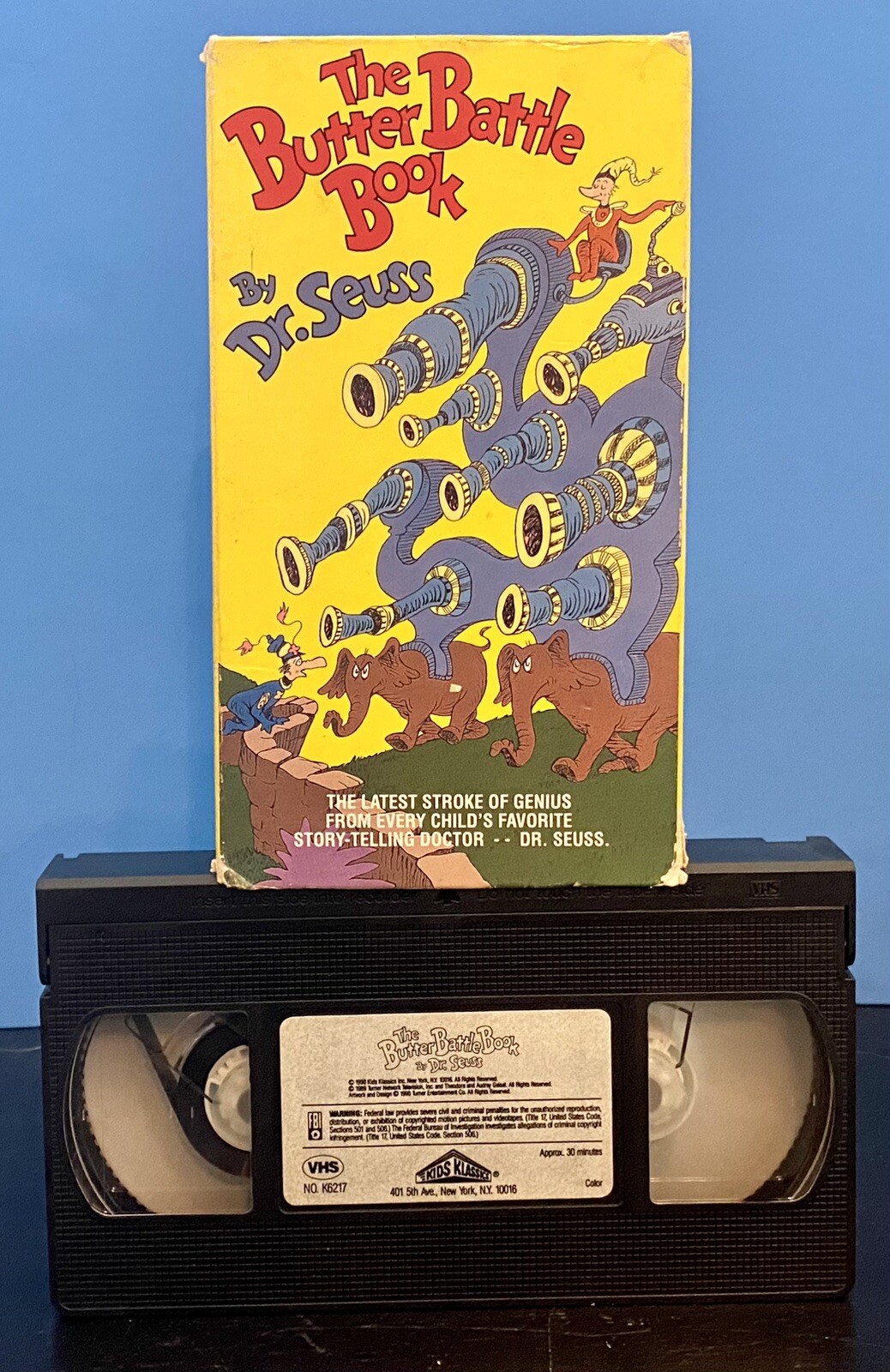 Lot Of 2 Dr Seuss VHS The Butter Battle Book and Hop On Pop Beginner