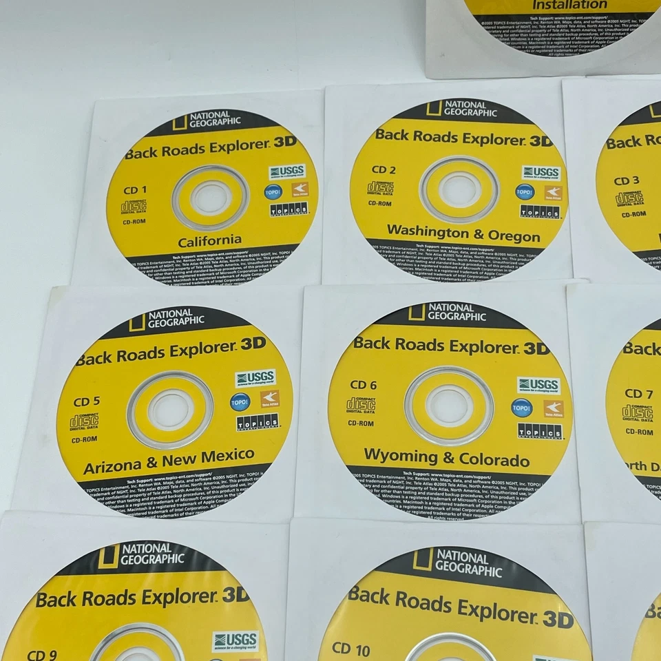 National Geographic Back Roads Explorer 3D Complete Set & National Parks Extra - Image 3 of 4