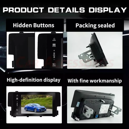 OEM Radio Navigation Display Touch Screen 39710-TBA-A11 For Honda Civic 2016-18 - Bild 2 von 19