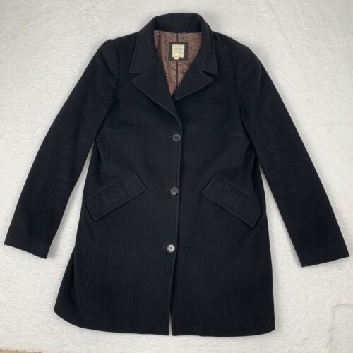 Billy Reid Peacoat Women's Size 10 Cashmere Silk Single Breasted Made In Italy