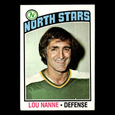 Lou Nanne #173 1976 Topps Minnesota North Stars Hockey Card NHL EX