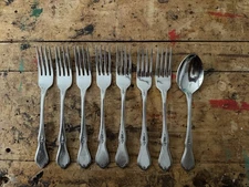 Oneida Morning Blossom Flatware Stainless (set Of 8)