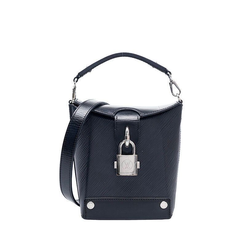 Louis Vuitton Black Epi Bento Box BB Tote Bag 12345 118578131
