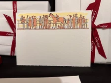 Cartier Stationery Set – 10 Note Cards /Envelopes - New, Gift-Wrapped Equestrian