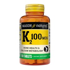 Vitamin K2 With Calcium Supports Bone Health 100 Tabs