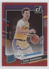 2023 Donruss Rated Rookie Choice Red Signatures 96/99 Colin Castleton Auto 0rr7