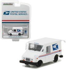 1/64 Scale USPS Postal Delivery Vehicle Diecast Model with Mailbox Accessory