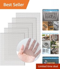 5 Pack 13.4'' x 9.5'' Stainless Steel Wire Mesh Screen - 20 Mesh for Ventilation