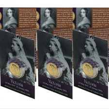 Queen Victoria Gold Sovereign Coin Packs *3 PACK*