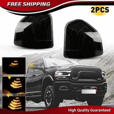 Smoke LED Side Mirror Sequential Turn Signal Light For Dodge Ram 1500 2500 3500