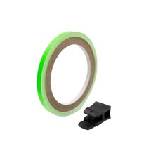 Reflective Wheel Stripes with Applicator Tool 7mm x 6M Fluorescent Green
