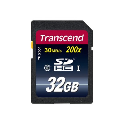 Transcend Flash-Speicherkarte 32 GB Class 10 TS32GSDHC10