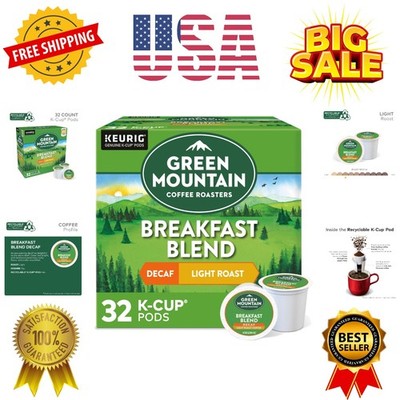 Decaf Breakfast Blend , Single-Serve Keurig K-Cup Pods, Light Roast Coffee, 3...