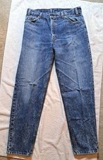 Vtg Levis 550 Orange Tab Jeans Mens 31x30 Acid Wash 90s Made In USA