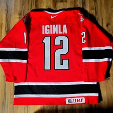TEAM CANADA Jarome Iginla On-Ice Authentic 2002 Olympics IIHF Jersey Size 52 New