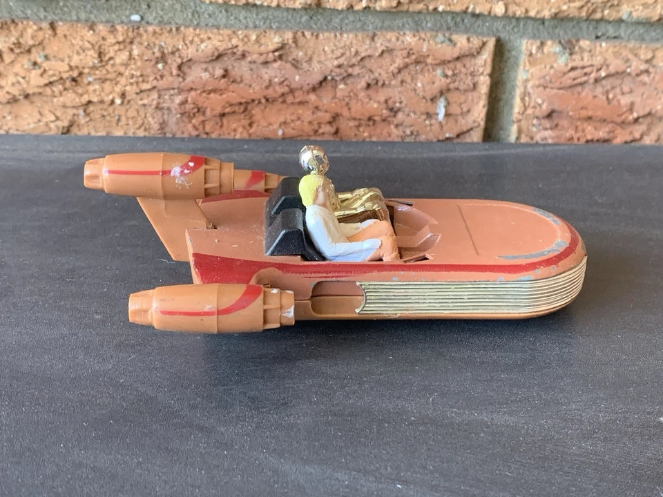STAR WARS 1978 Diecast Land Speeder Luke Skywalker & C-3PO Kenner General Mills - image 3 of 4
