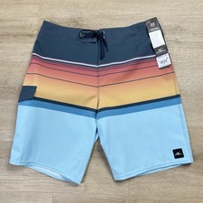 O’Neill Lennox Stripe Board Shorts Below The Knee 10.5” Inseam Mens Size 33 NWT