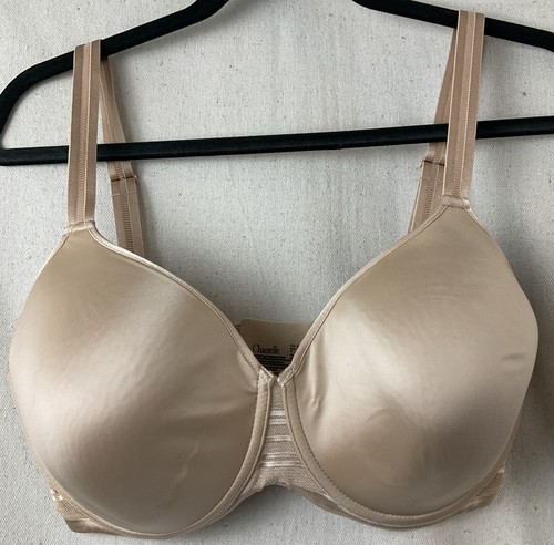 34G CHANTELLE Womens Beige Lined Underwire Back Closure Bra