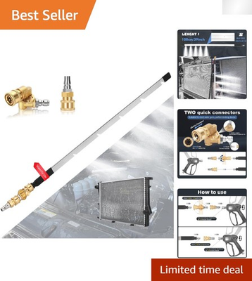 #ad #ad 39#x27;#x27; Radiator Cleaning Wand 2000PSI Pressure Washer for Efficient Vehicle Care $41.99