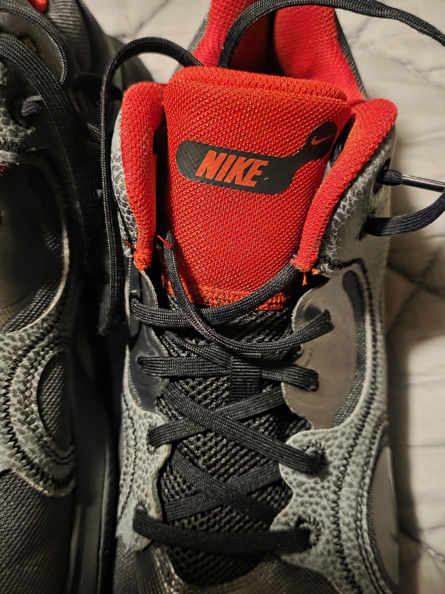 Nike Mens Fly By Mid 2 CU3503-005 Gray & Red Basketball  display picture 1