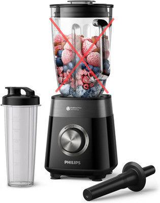 Philips Series 5000 Standmixer 1200 W 2 l HR3031/00, Schwarz