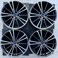 Set 4 Genuine 17" Subaru BRZ Gunmetal Polished Alloy Wheels Rims OE Toyota GT86