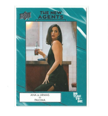 2025 James Bond No Time To Die The New Agents Trading Card #NA-9 Ana De Armas