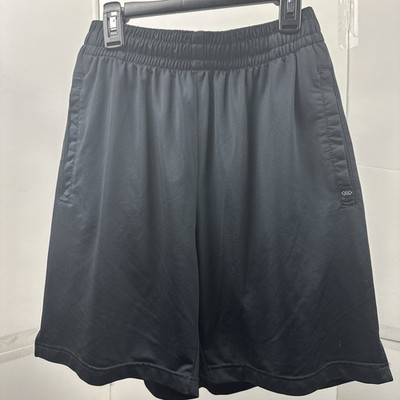 LEG3ND Athletic Mesh Shorts Black Size Small Elastic Waist Gym Sportswear