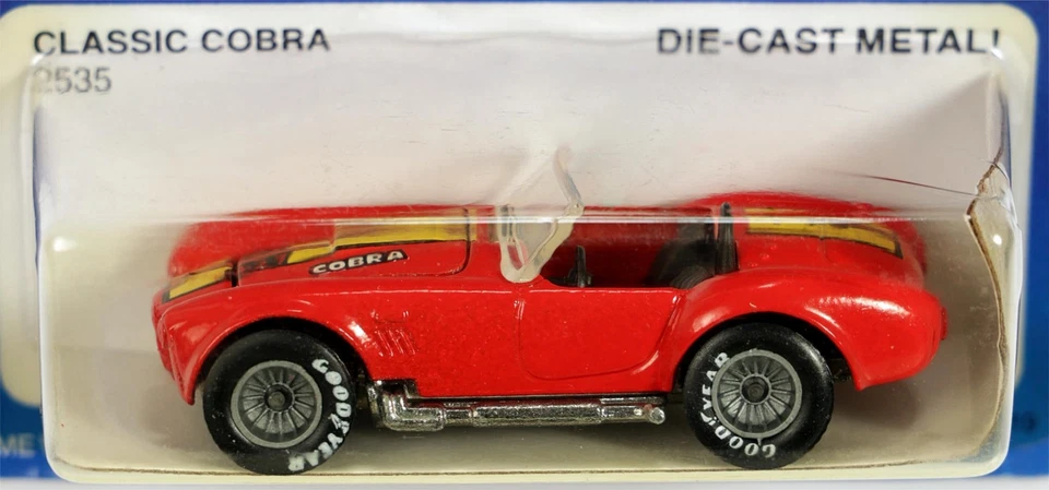 Vintage Hot Wheels Classic Cobra Real Riders Series - 2535 NRFP 1982 Malasia Foto 2 de 4