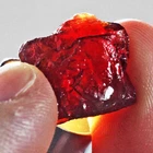 22.6Ct Mozambique Red Garnet Rhodolite Facet Rough Specimen Natural UYHEA43