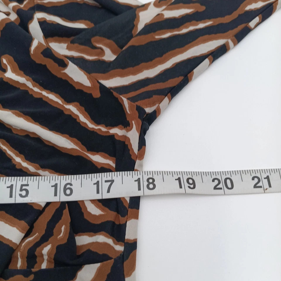 Mesmerize Топ женщин большой многоцветный животных печать длинным рукавом блузка - Изображение 3 из 4