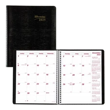 Brownline® 2025 Essential Monthly Planner, 14 Months, December 2024 to Januar...