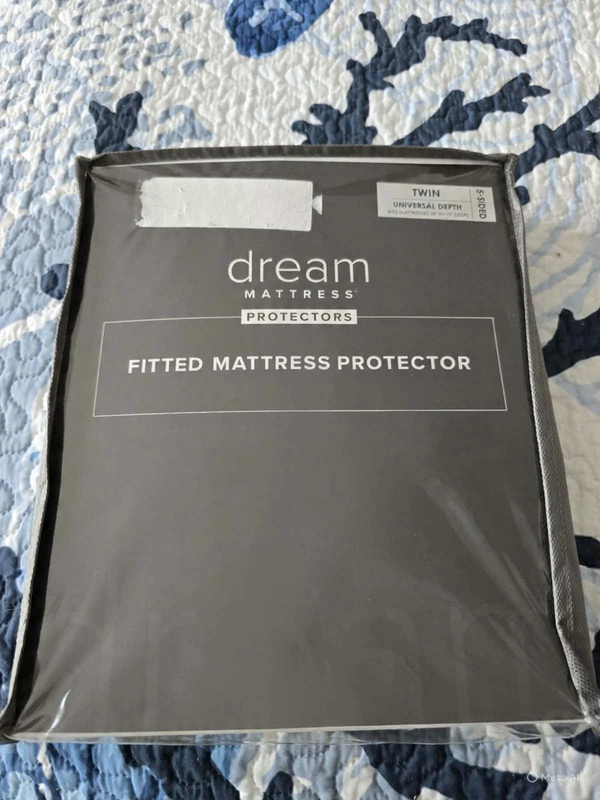 🔴Dream Mattress Protector Twin NEW Sealed Waterproof Cooling Fitted Cover