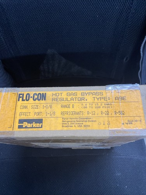 #ad Parker Hot Gas Bypass Regulator 1 1 8quot; FLO CON A9E Range B $400.00