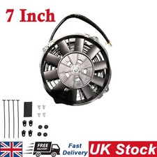 Universal 7 Inch Universal Electric Fan Radiator Cooling Fan12V 80W W/Mount Kit 