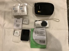 Canon PowerShot A3300 IS 16.0 MP Digital Camera Silver - Tested & Works!