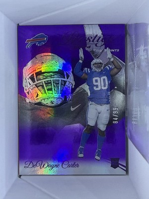 DeWayne Carter 2024 Panini Prestige Rookie Purple Premium Xtra Points /99 #382
