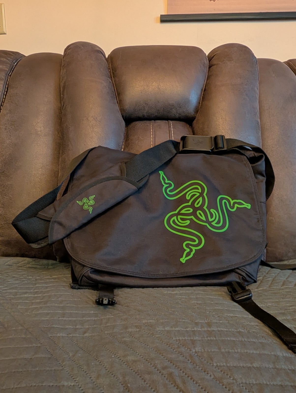Gear Bag Laptop Bag Black Green