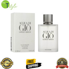 Giorgio Armani Acqua Di Gio 3.4FL Eau De Toilette Spray Men's BRAND NEW USA