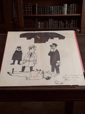 Dessin ancien signé Bernard