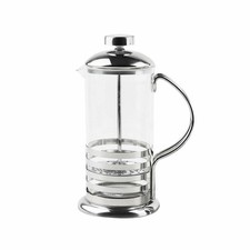 3 Cup Cafetiere 350ml Stainless Steel Glass French Press Coffee Maker Plunger