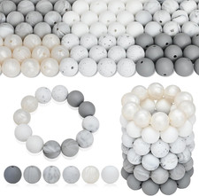 150Pcs Bulk 15Mm Silicone Beads for Keychain Making, Mix Color 15Mm Beads for Pe