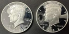 A Pair (2) of 2022-S San Francisco Kennedy 50C Silver Proofs RAW GEM PROOF