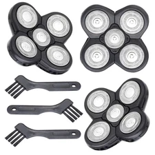 3 Pack Blades Refills Compatible with Freebird Shaver, 5 Blades Shaver Replac...