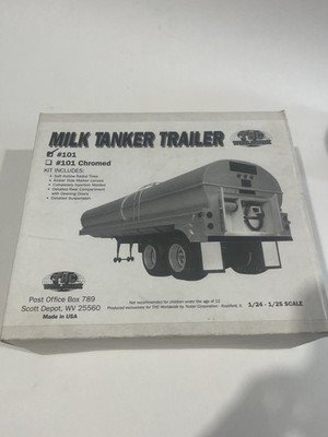 1/25 THC Milk Tanker Model Kit Trailer