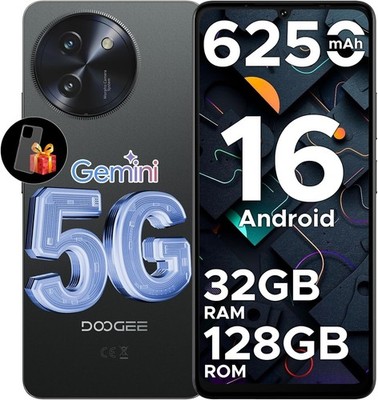 Doogee Note 59 6,75'' 5G 16 Handy Android 16 - 32GB/128GB - Face ID entsperrt