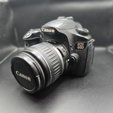 Canon EOS 60D DSLR Camera w/ Canon EF-S 18-55mm Lens Articulating Screen Tested