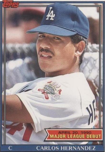 1990-91 Topps Major League Debut 1990 - Carlos Hernandez #67 - 1 of 1